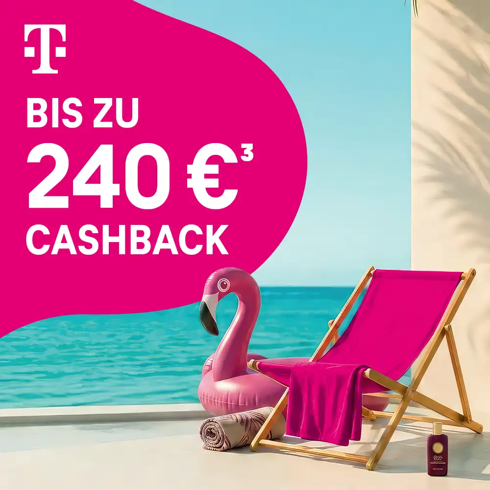 Telekom MagentaMobil Cashback Aktion – bis zu 240 Euro Bonus beim neuen Mobilfunkvertrag im 5G Netz