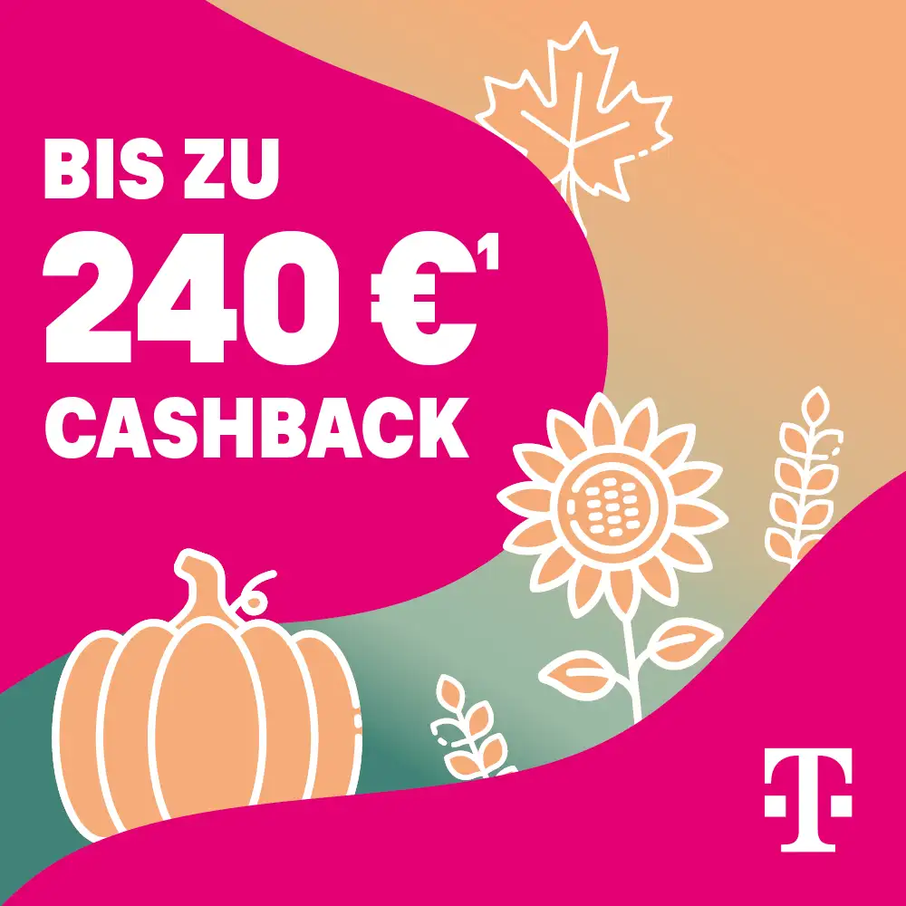 Telekom MagentaMobil Cashback Aktion – bis zu 240 Euro Bonus beim neuen Mobilfunkvertrag im 5G Netz